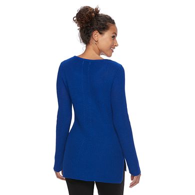 Women's Dana Buchman Mixed-Stitch Textured Sweater