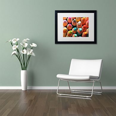 Trademark Fine Art Pencils Black Framed Wall Art