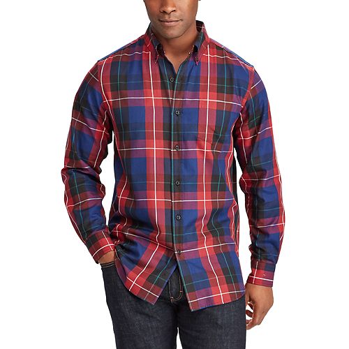 chaps mens button down shirts