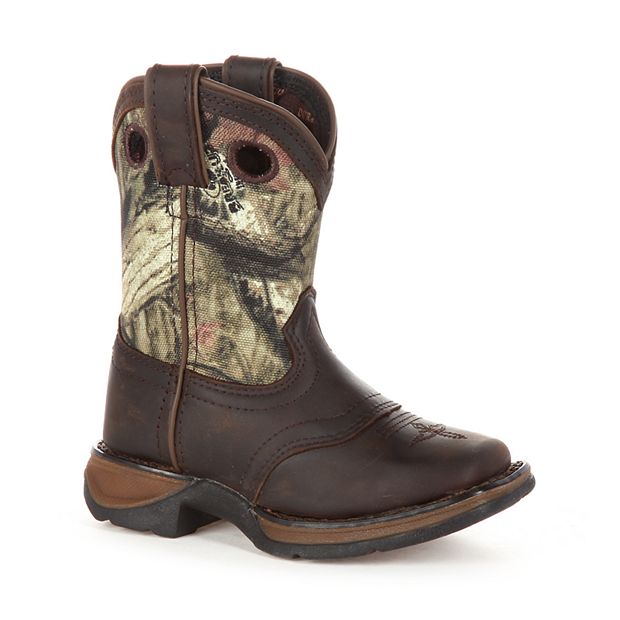Lil Durango Sadle Kids Camouflage Western Boots