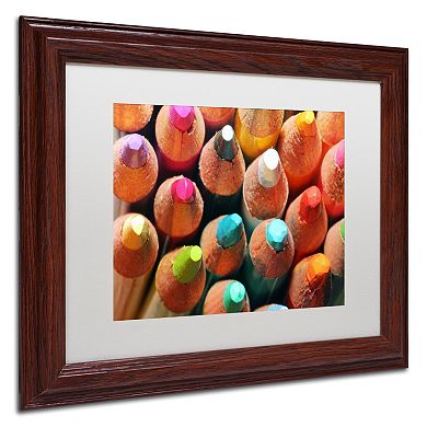 Trademark Fine Art Pencils Framed Wall Art