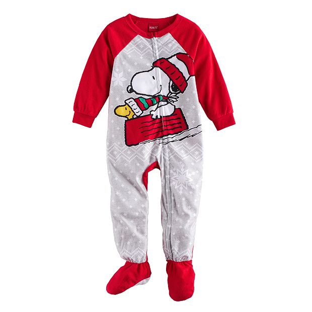 Snoopy footed pajamas for 2024 adults