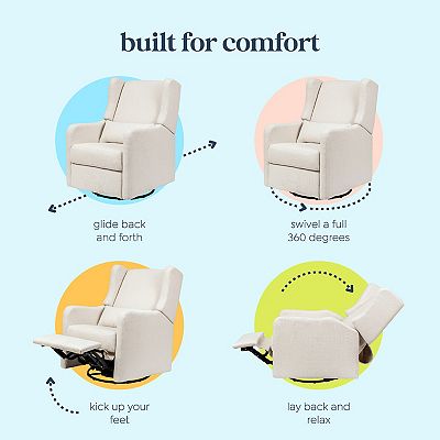 DaVinci Arlo Recliner and Swivel Glider