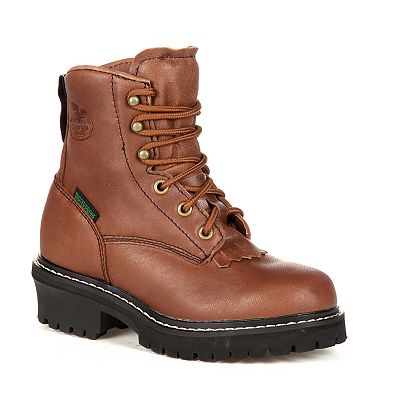 Georgia Boots Kids Waterproof Logger Boots