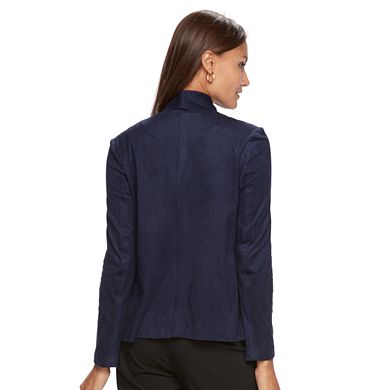 Women's Dana Buchman Faux-Suede Open-Front Blazer