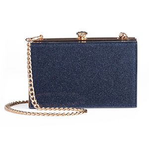 LC Lauren Conrad Runway Collection Lou Glitter Clutch