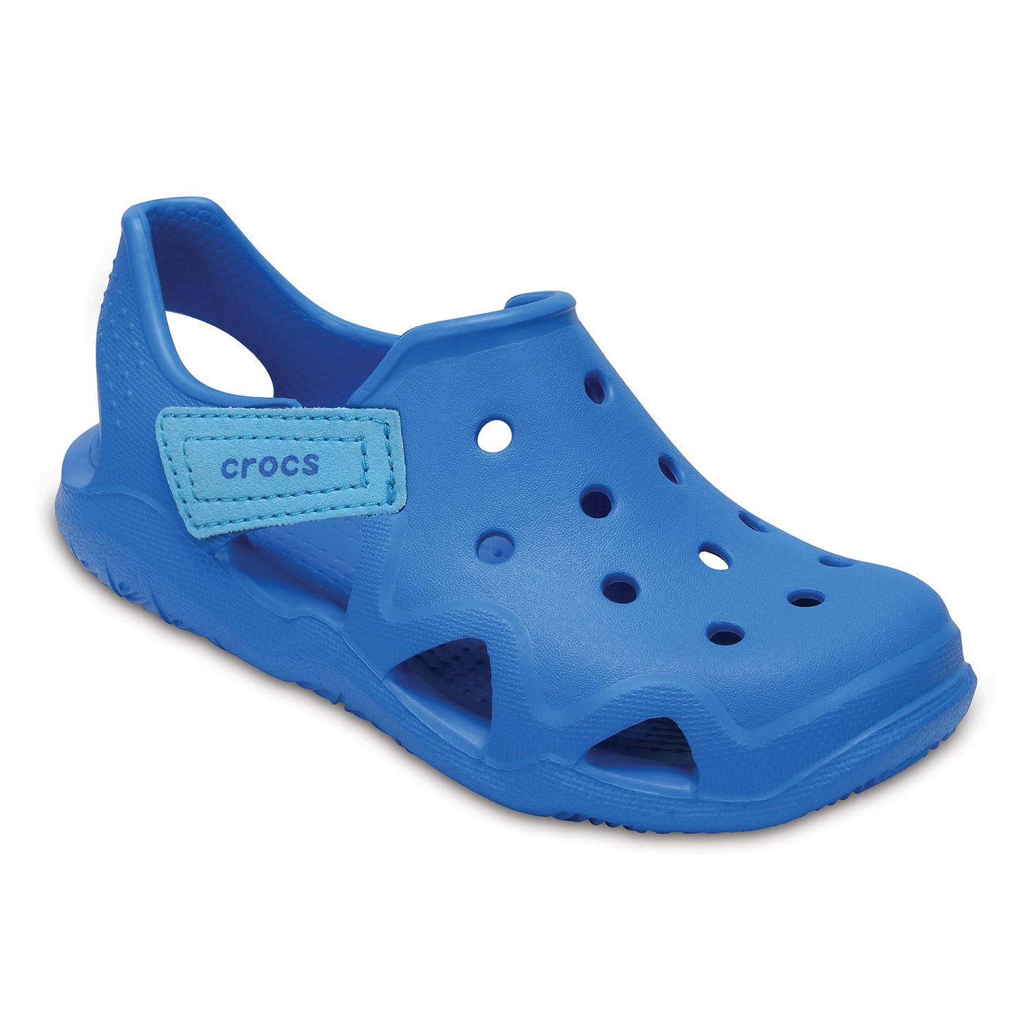 crocs in the water