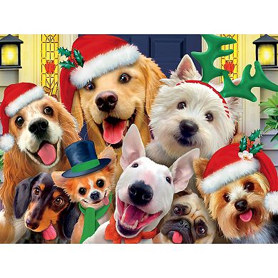 Ceaco 400-piece Holiday Dog Selfies Together Time Puzzle