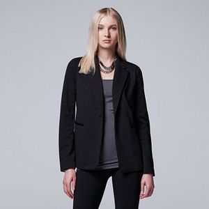 Women's Simply Vera Vera Wang Black Blazer