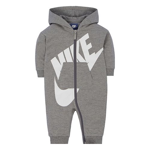 Baby Girl Nike Gray Futura All Day Play Overall