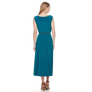 Women's Nina Leonard Scoopneck A-Line Dress