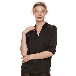 Women's Rock & Republic® Satin Blouse
