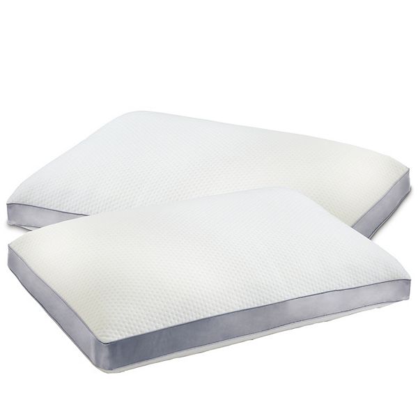 Serta 2 Pack Layered Comfort Gel Memory Foam Pillow