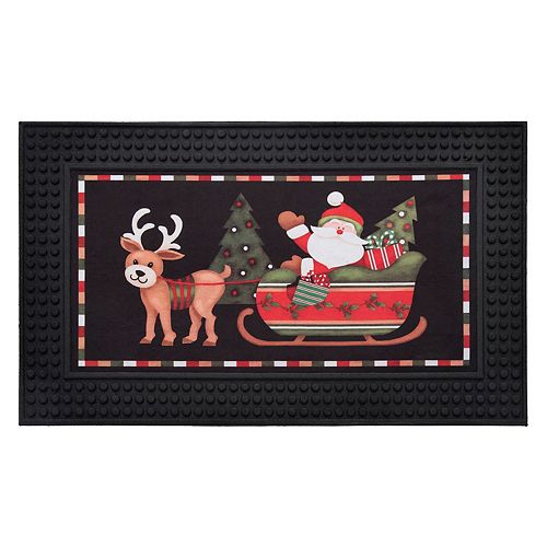 Natco Santa S Showtime Led Light Sound Doormat 18 X 30