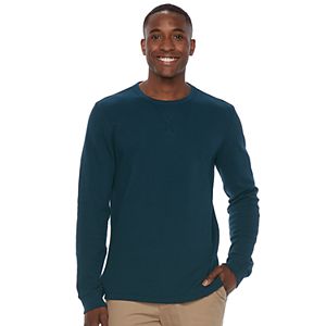 Men's SONOMA Goods for Life™ Classic-Fit Soft-Touch Stretch Thermal Crewneck Tee