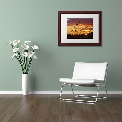 Trademark Fine Art Weeds Framed Wall Art