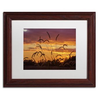 Trademark Fine Art Weeds Framed Wall Art