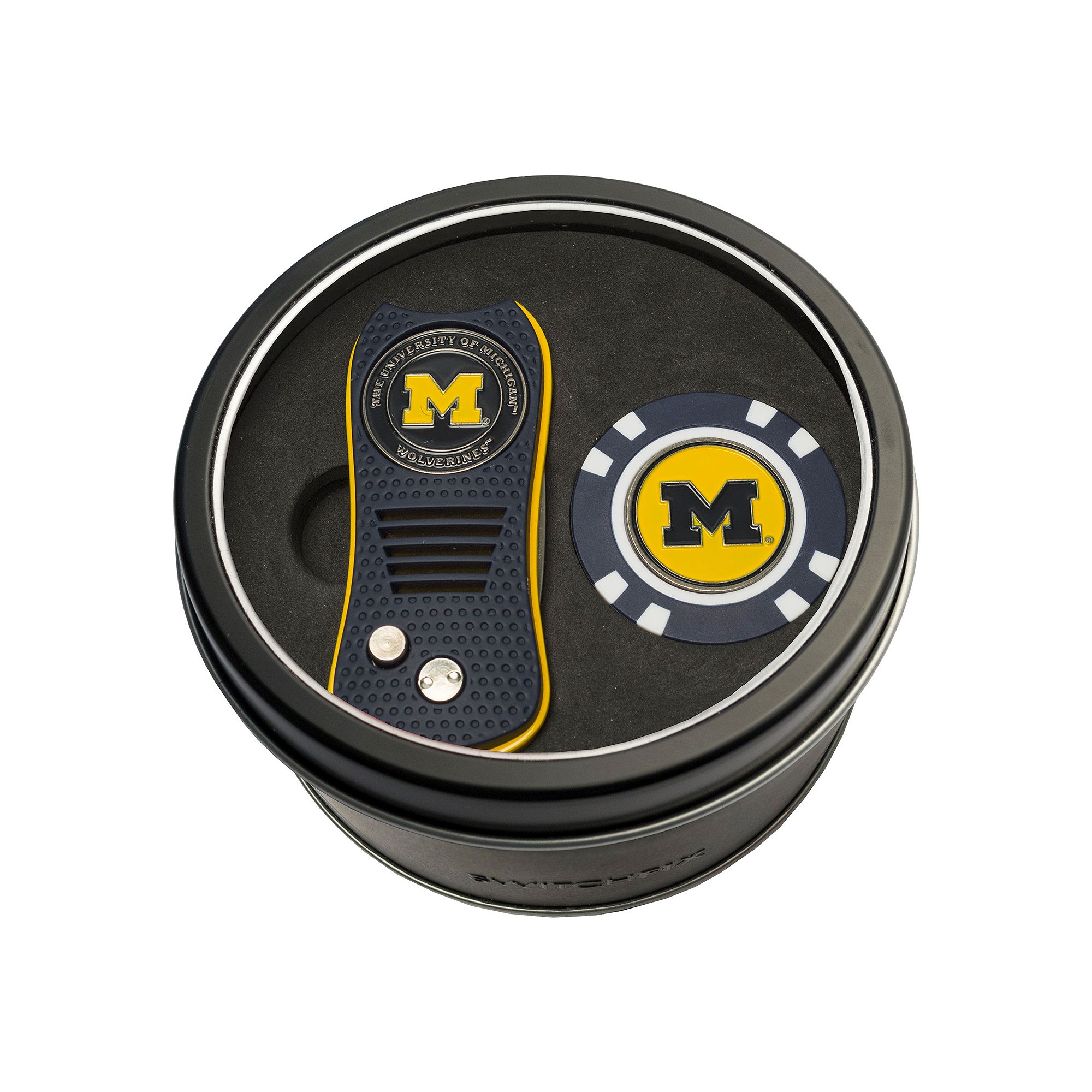 Team Golf Michigan Wolverines Switchfix Divot Tool & Golf Chip Set