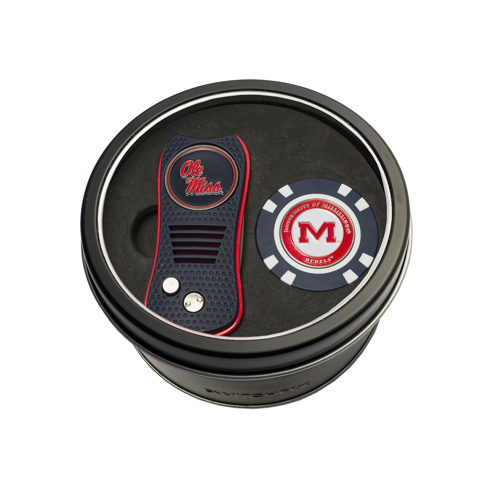 Team Golf Ole Miss Rebels Switchfix Divot Tool & Golf Chip Set