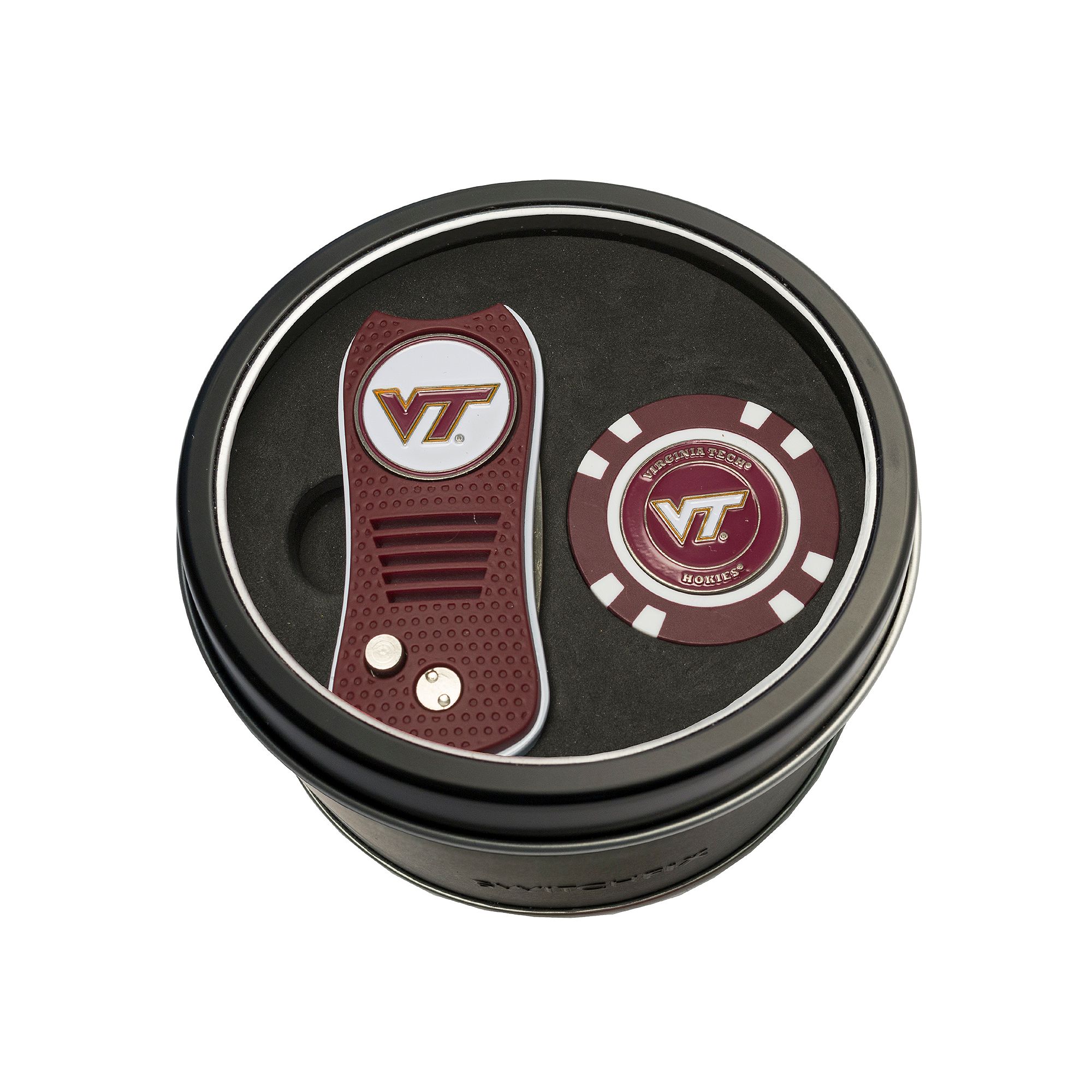 Team Golf Virginia Tech Hokies Switchfix Divot Tool & Golf Chip Set