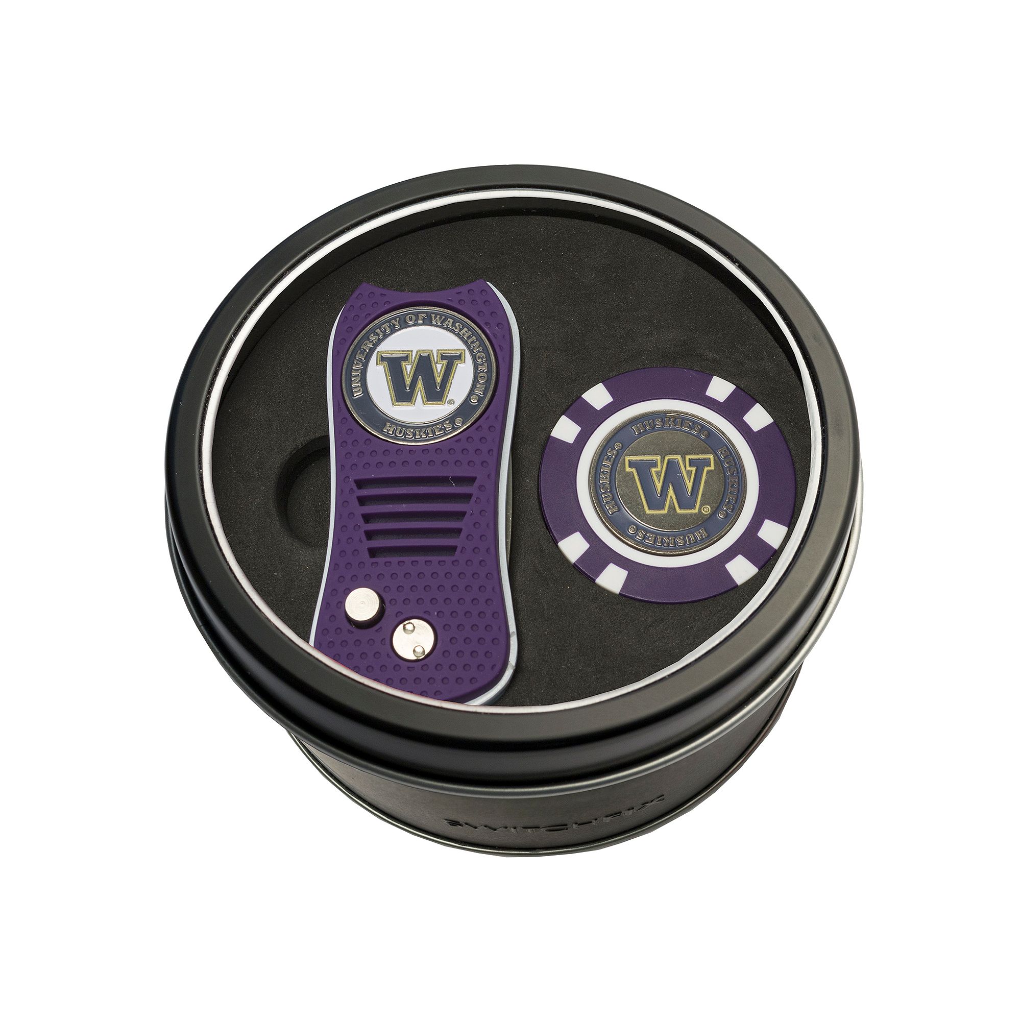Team Golf Washington Huskies Switchfix Divot Tool & Golf Chip Set