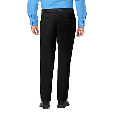 Men’s J.M. Haggar Luxury Comfort Premium Flex-Waist Classic-Fit 4-Way Stretch Flat-Front Casual Pants