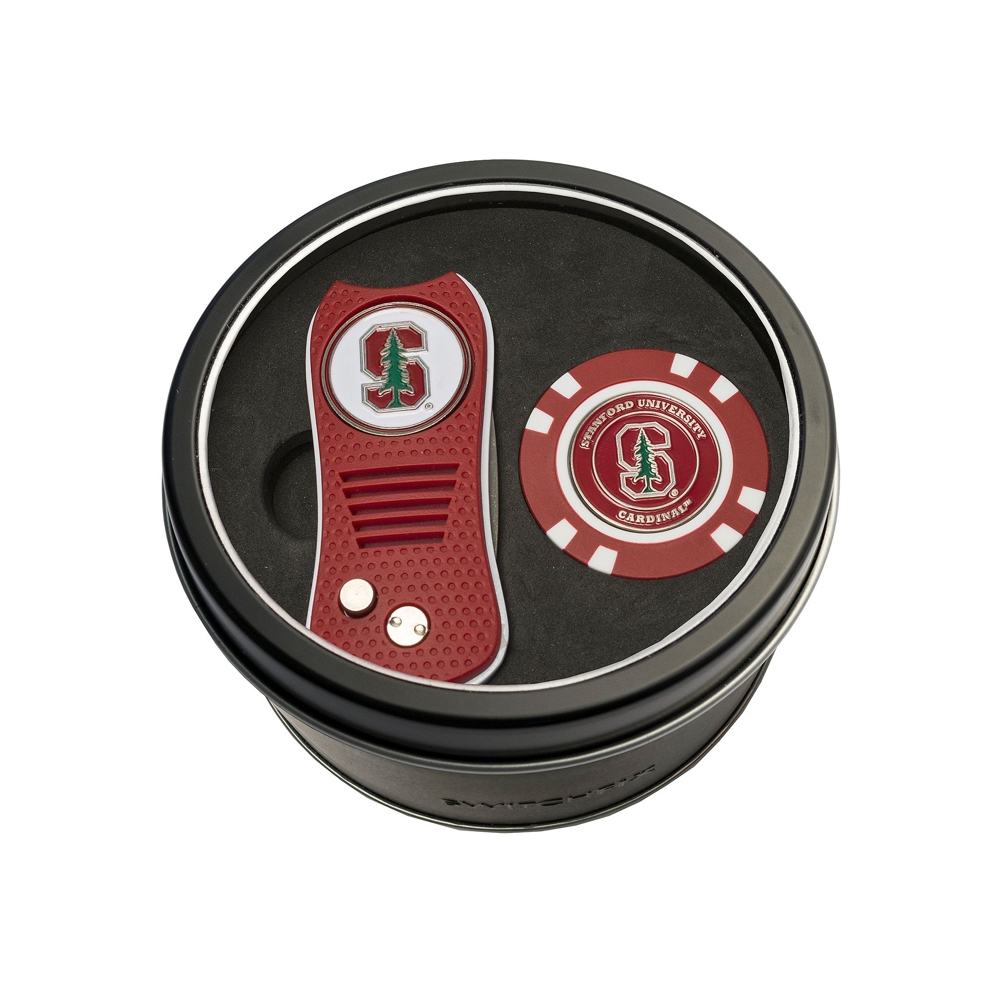 Team Golf Stanford Cardinal Switchfix Divot Tool & Golf Chip Set