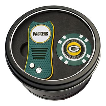 Team Golf Green Bay Packers Switchfix Divot Tool & Golf Chip Set