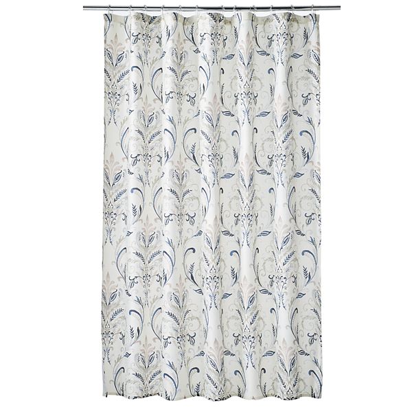 Home Classics Watercolor Damask Shower Curtain