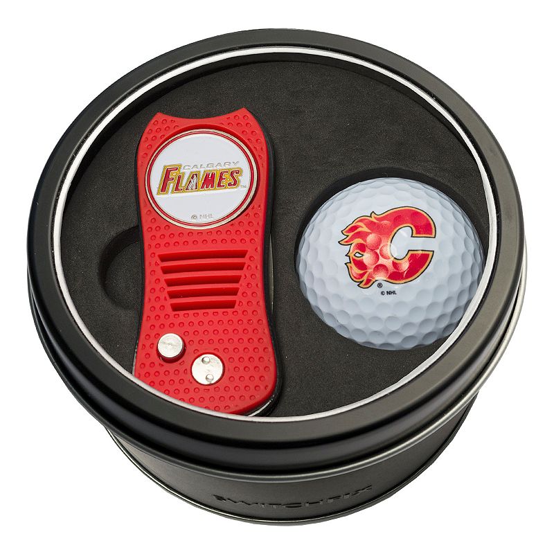 UPC 637556133564 product image for Team Golf Calgary Flames Switchfix Divot Tool & Golf Ball Set, Multicolor | upcitemdb.com