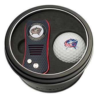 Team Golf Columbus Blue Jackets Switchfix Divot Tool & Golf Ball Set