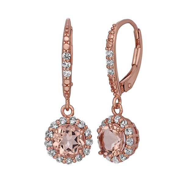 Kohls morganite earrings sale