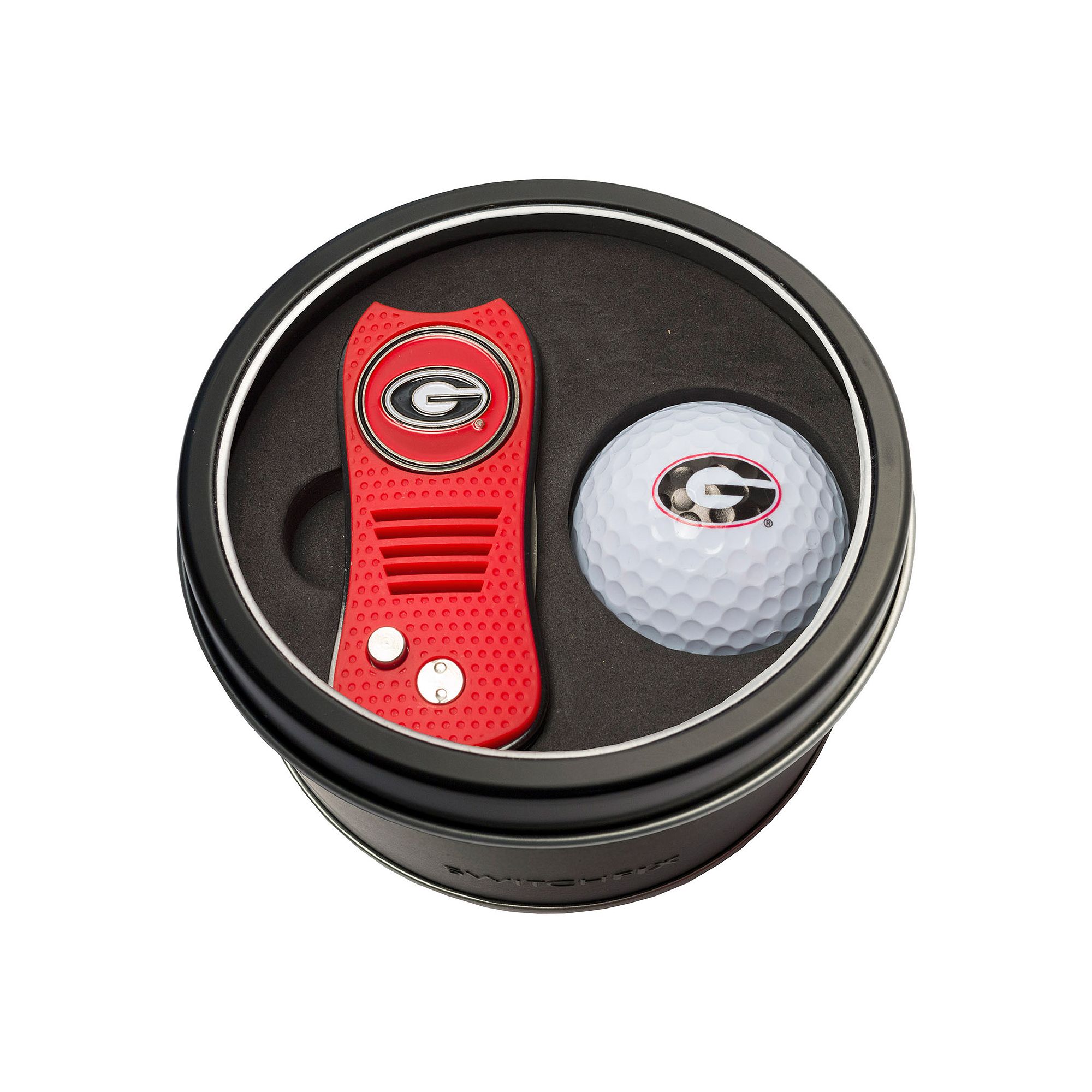 Team Golf Georgia Bulldogs Switchfix Divot Tool & Golf Ball Set