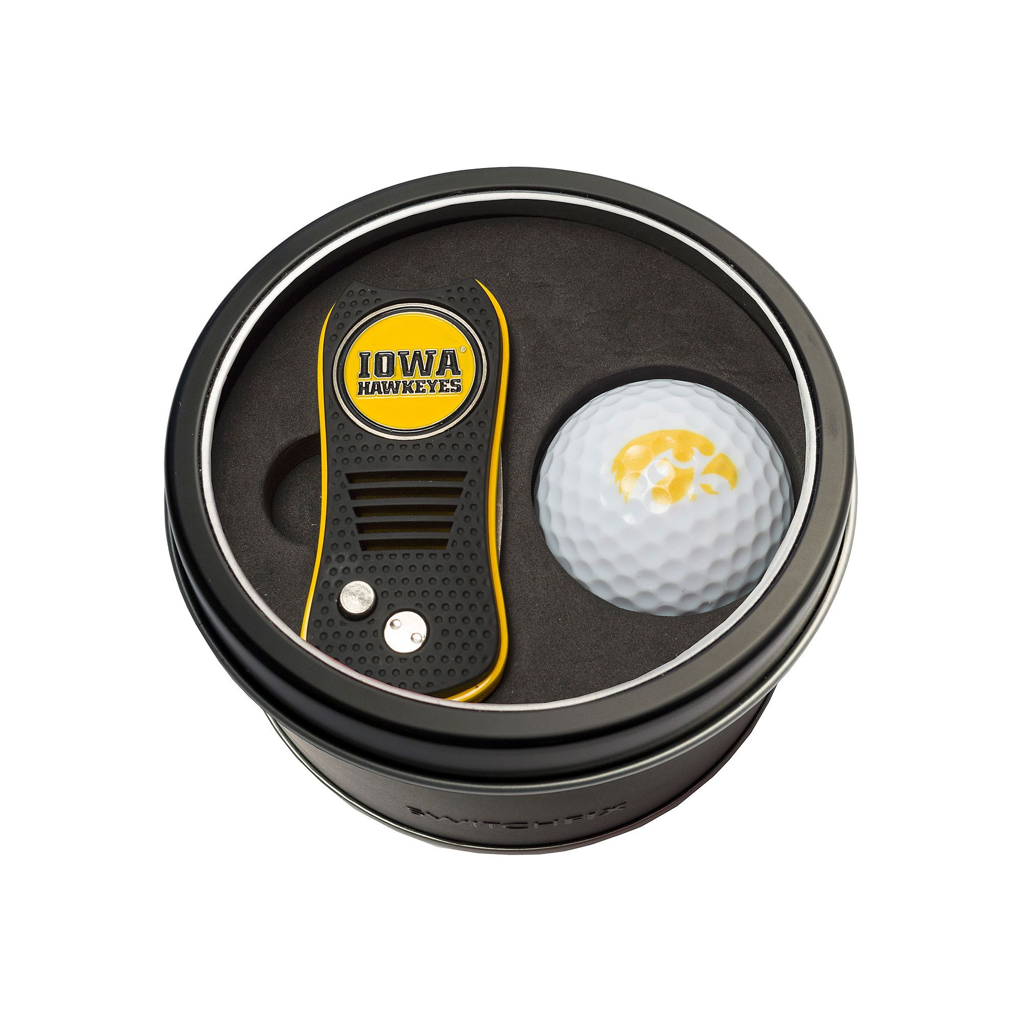 Team Golf Iowa Hawkeyes Switchfix Divot Tool & Golf Ball Set