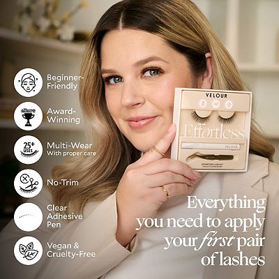 Velour Lashes Effortless Kit - No Trim No Measure Natural Lash Kit