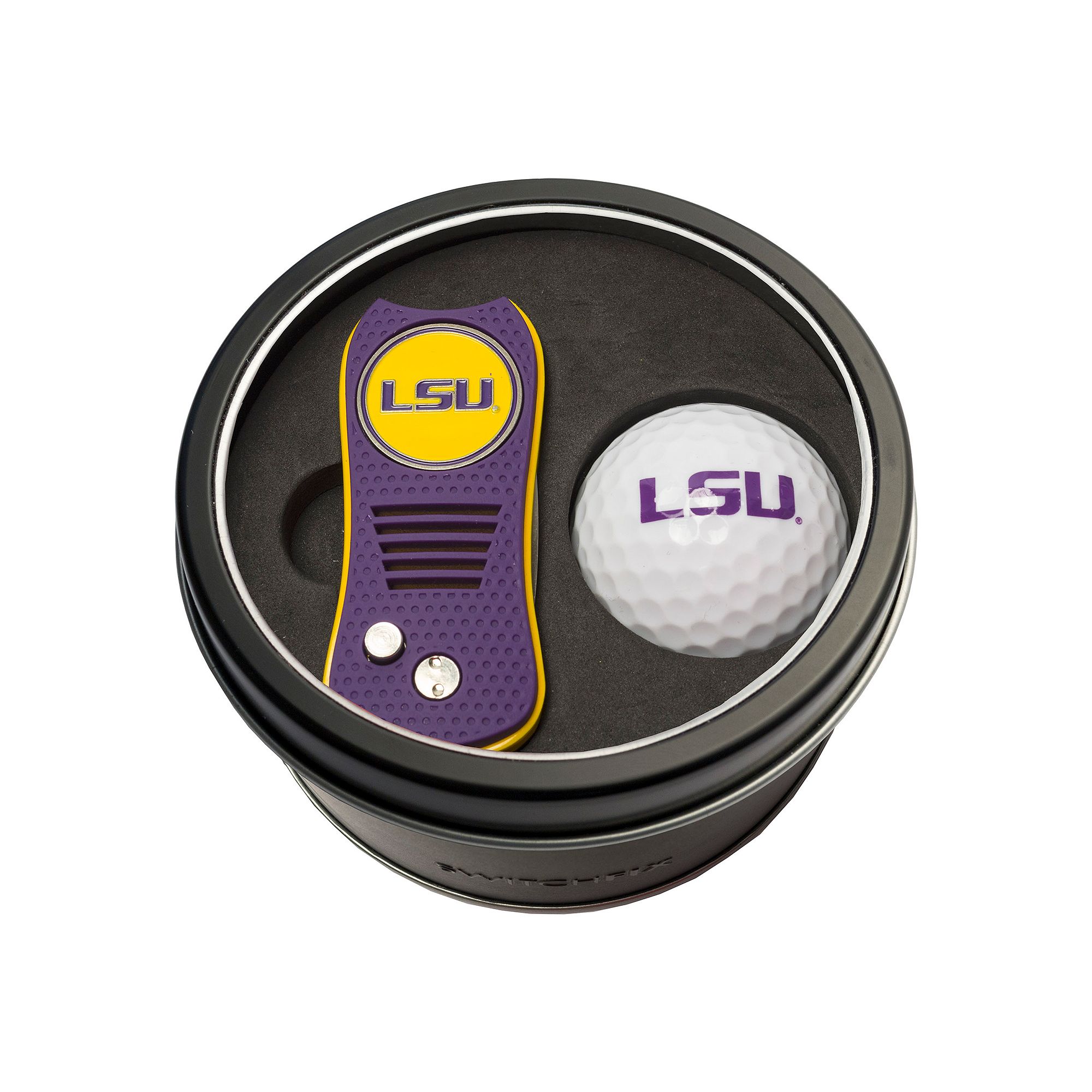 Team Golf LSU Tigers Switchfix Divot Tool & Golf Ball Set