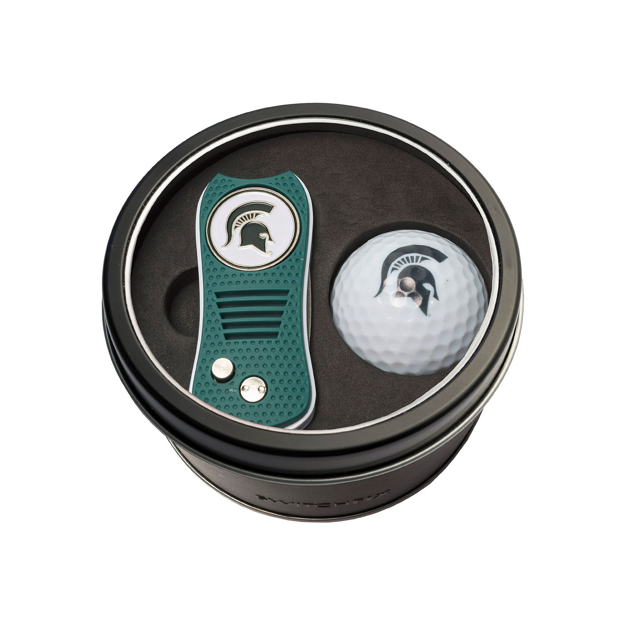 Team Golf Michigan State Spartans Switchfix Divot Tool & Golf Ball Set