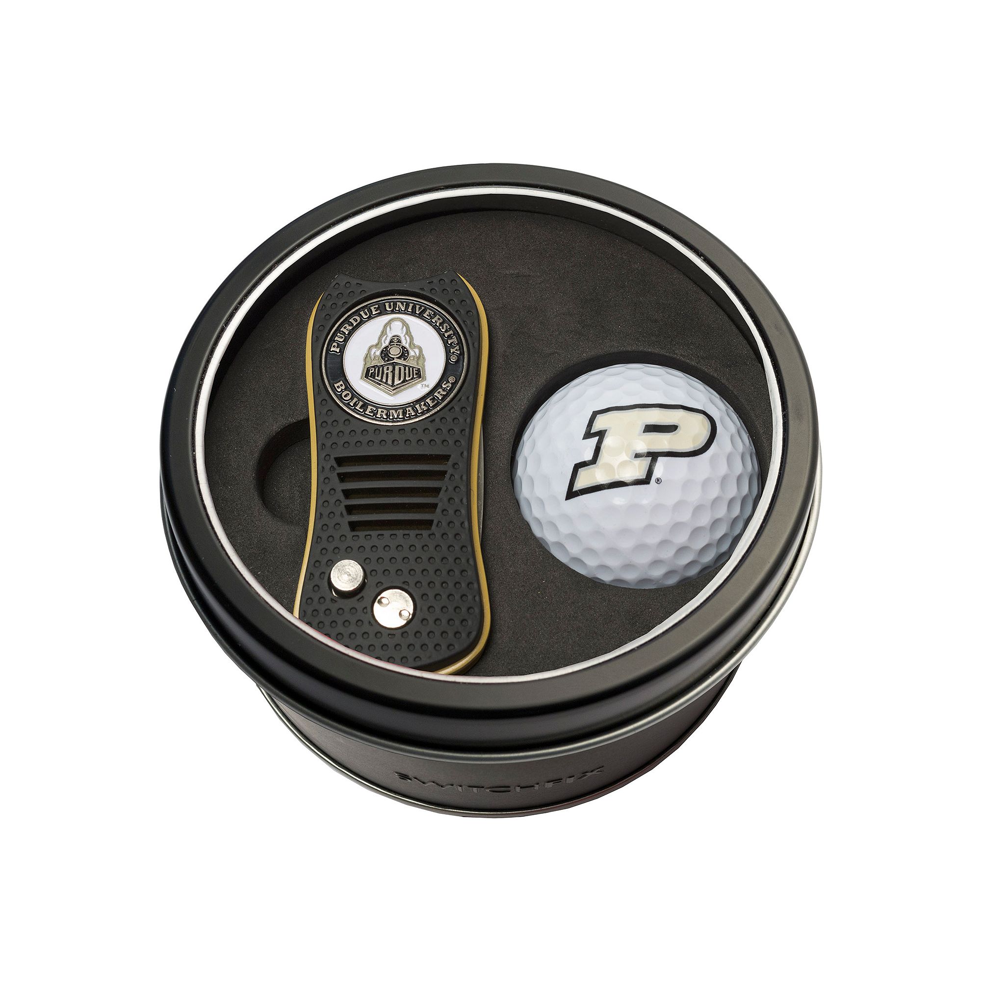 Team Golf Purdue Boilermakers Switchfix Divot Tool & Golf Ball Set