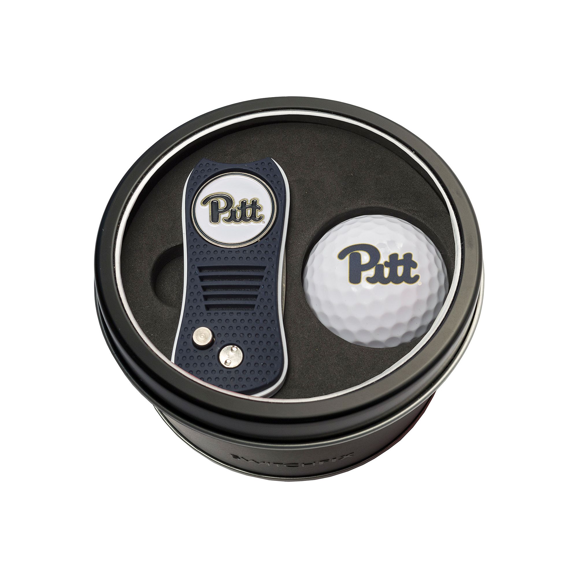 Team Golf Pitt Panthers Switchfix Divot Tool & Golf Ball Set
