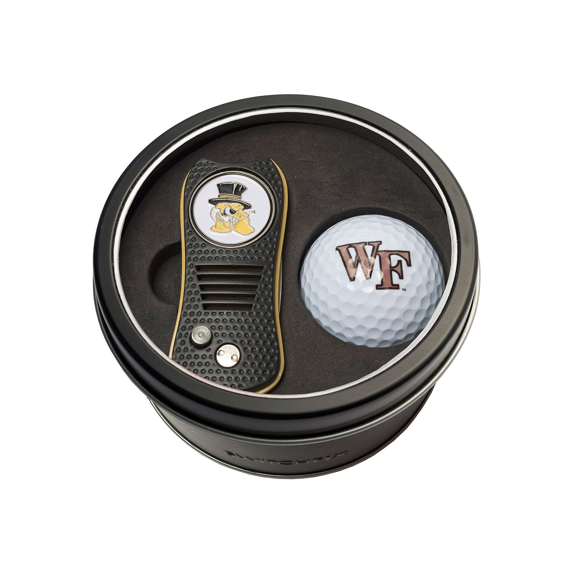 Team Golf Wake Forest Demon Deacons Switchfix Divot Tool & Golf Ball Set, W