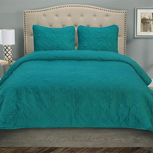 Grand Collection Fiona Microfiber Quilt Set