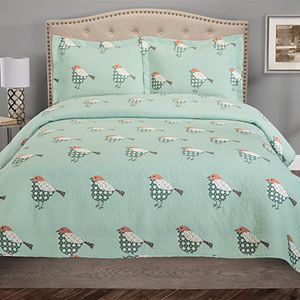 Grand Collection Sparrow Microfiber Quilt Set