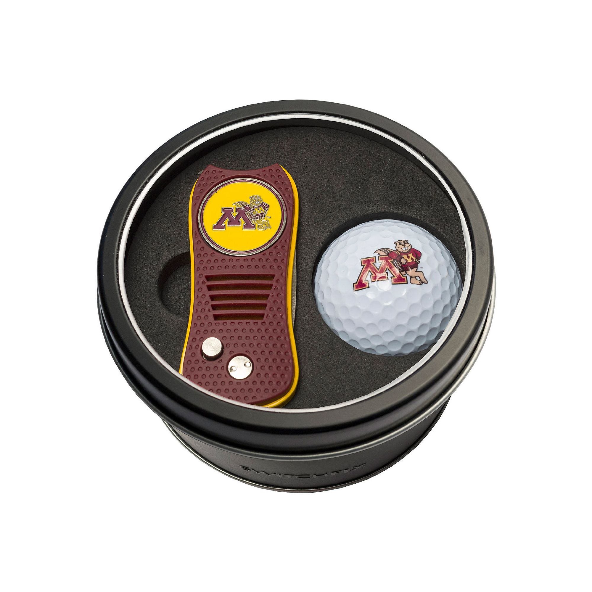 Team Golf Minnesota Golden Gophers Switchfix Divot Tool & Golf Ball Set
