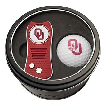 Team Golf Oklahoma Sooners Switchfix Divot Tool & Golf Ball Set