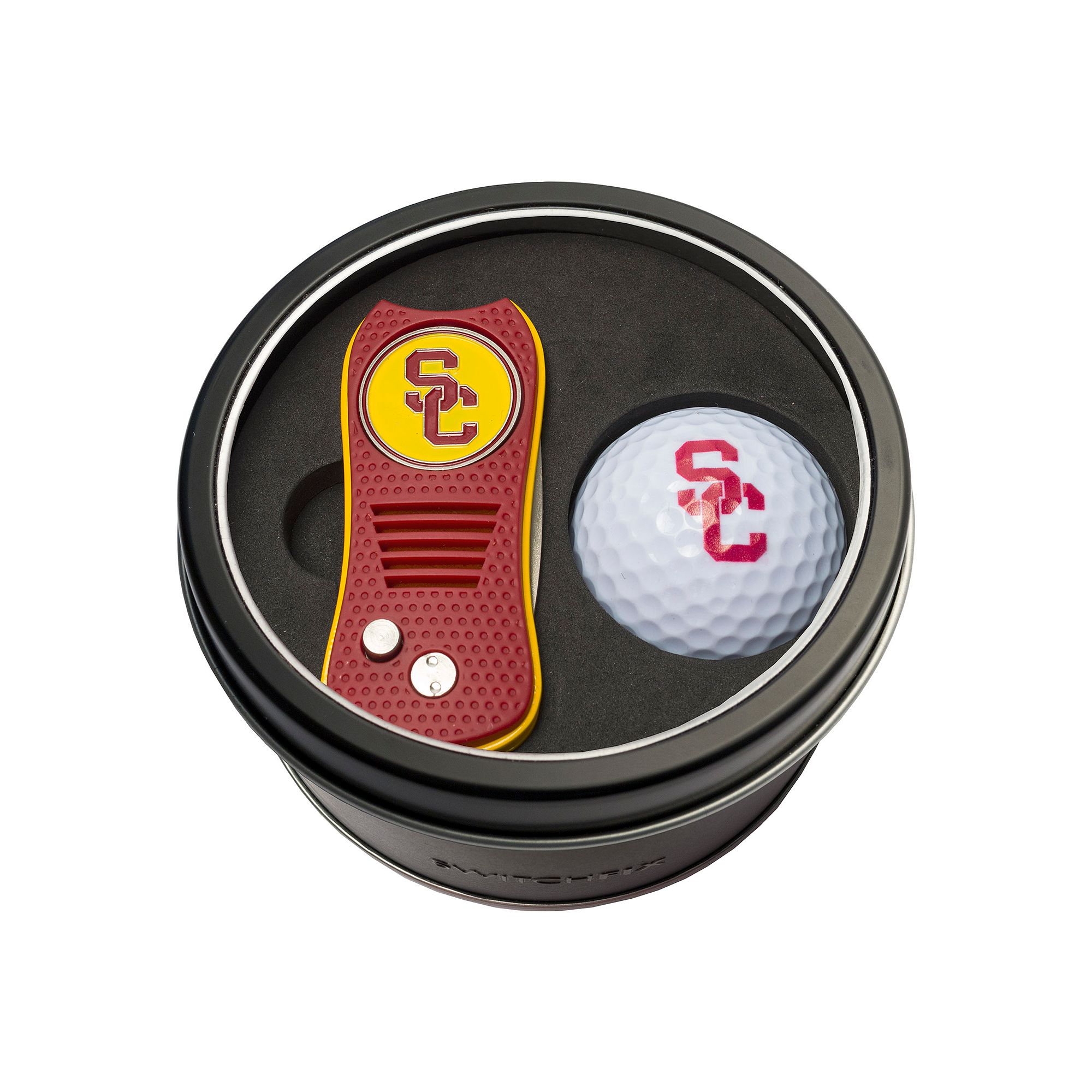 Team Golf USC Trojans Switchfix Divot Tool & Golf Ball Set