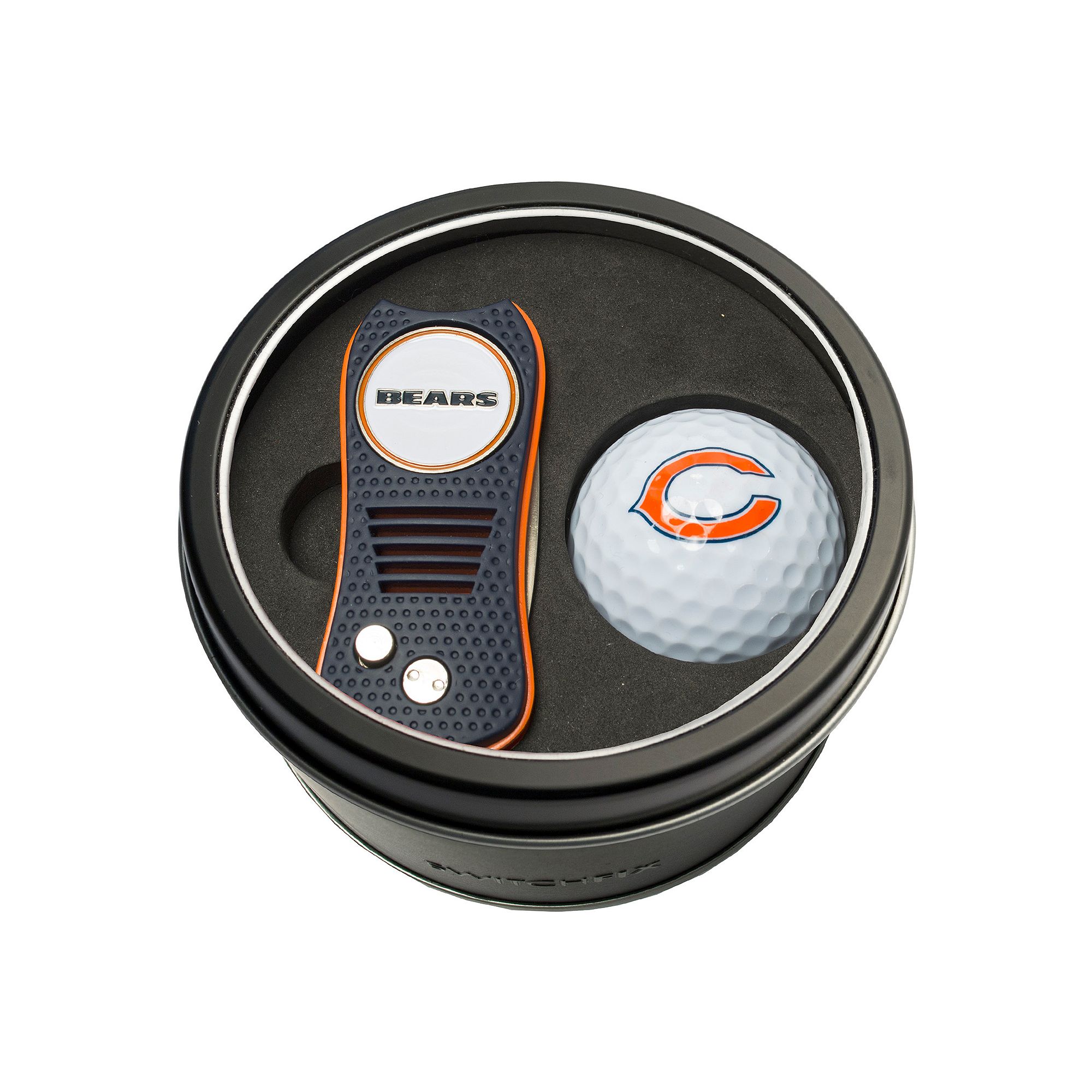 Team Golf Chicago Bears Switchfix Divot Tool & Golf Ball Set