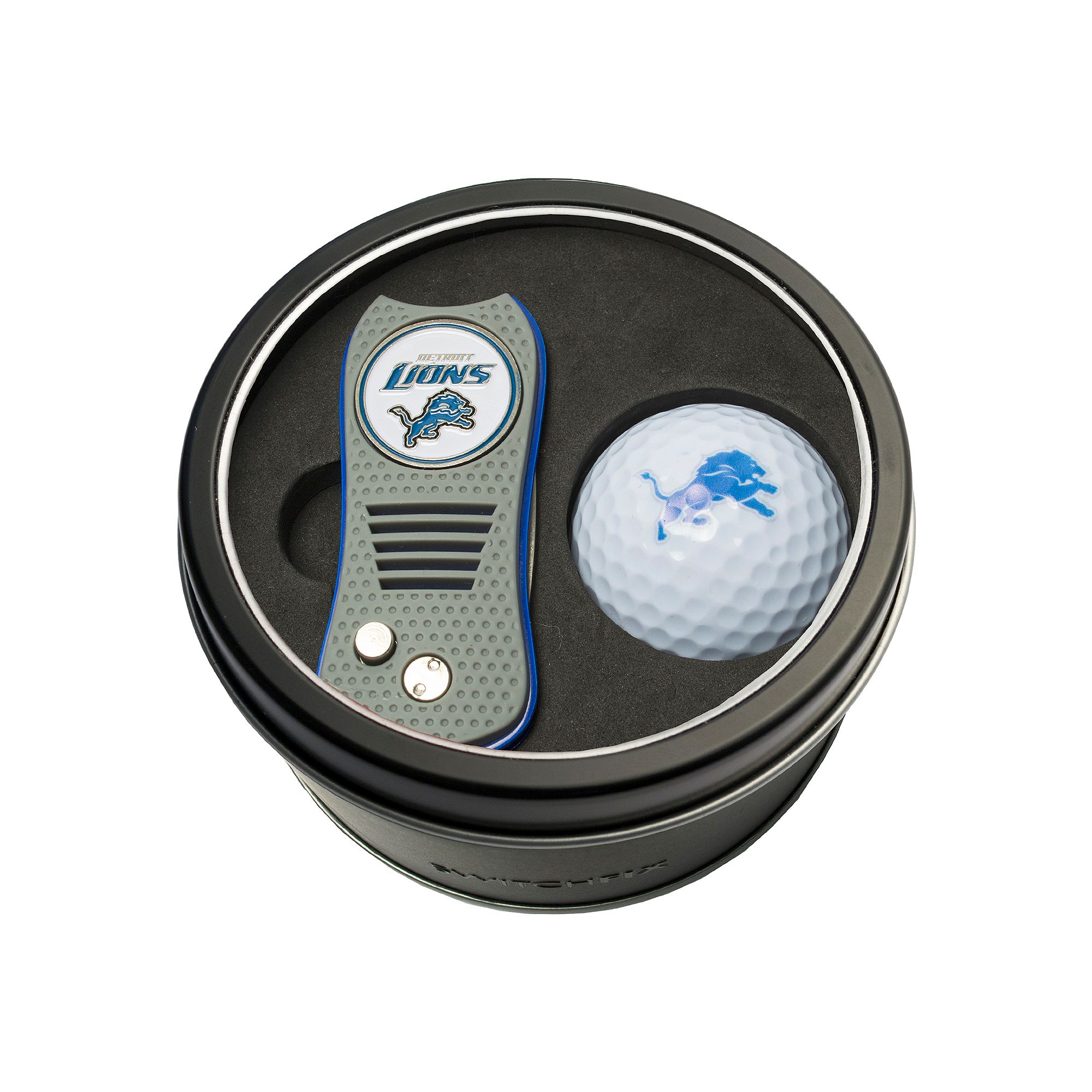 Team Golf Detroit Lions Switchfix Divot Tool & Golf Ball Set