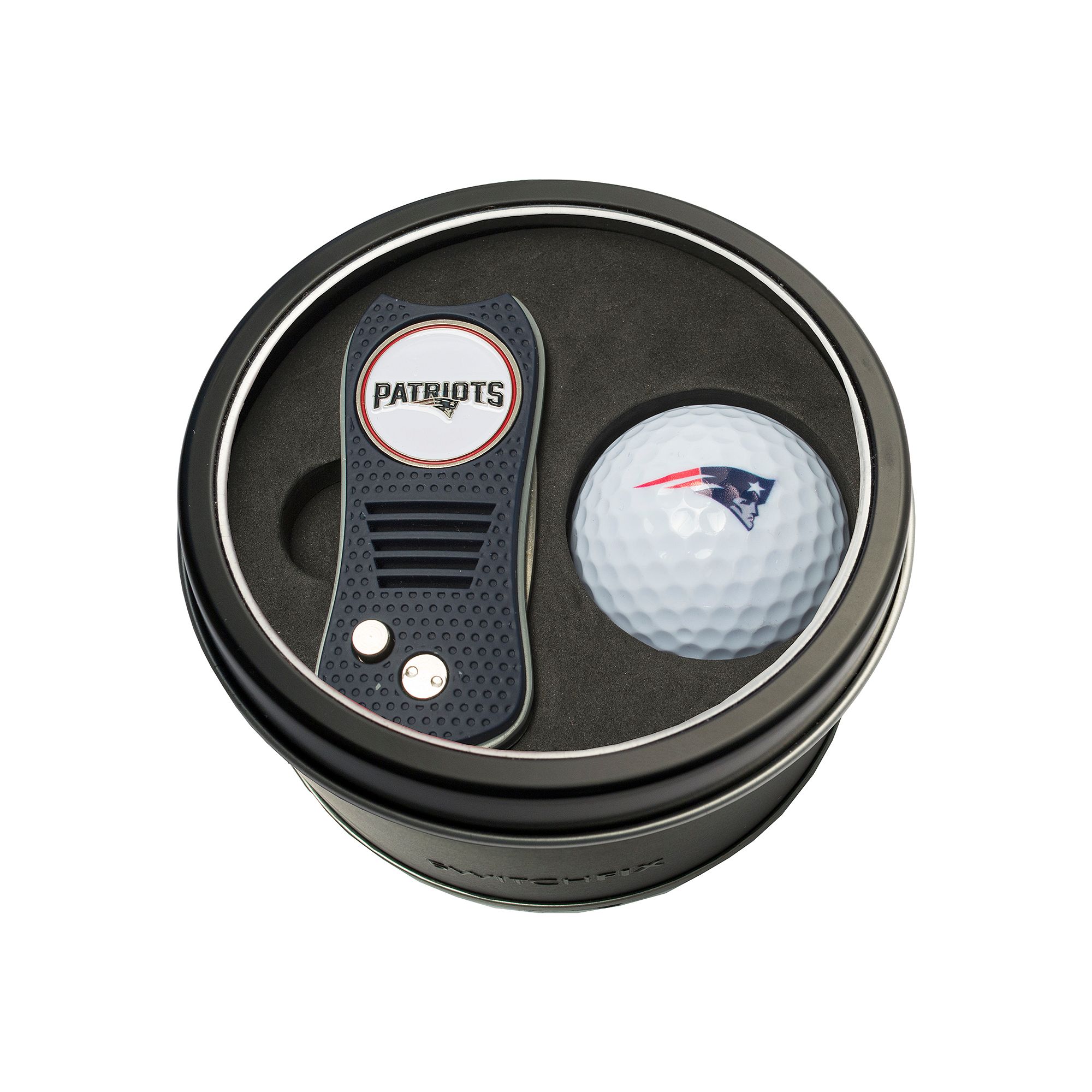 Team Golf New England Patriots Switchfix Divot Tool & Golf Ball Set