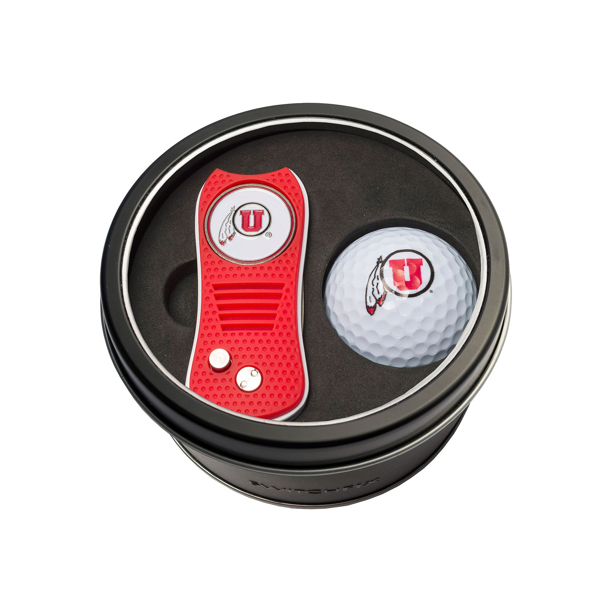 Team Golf Utah Utes Switchfix Divot Tool & Golf Ball Set, Ute Team