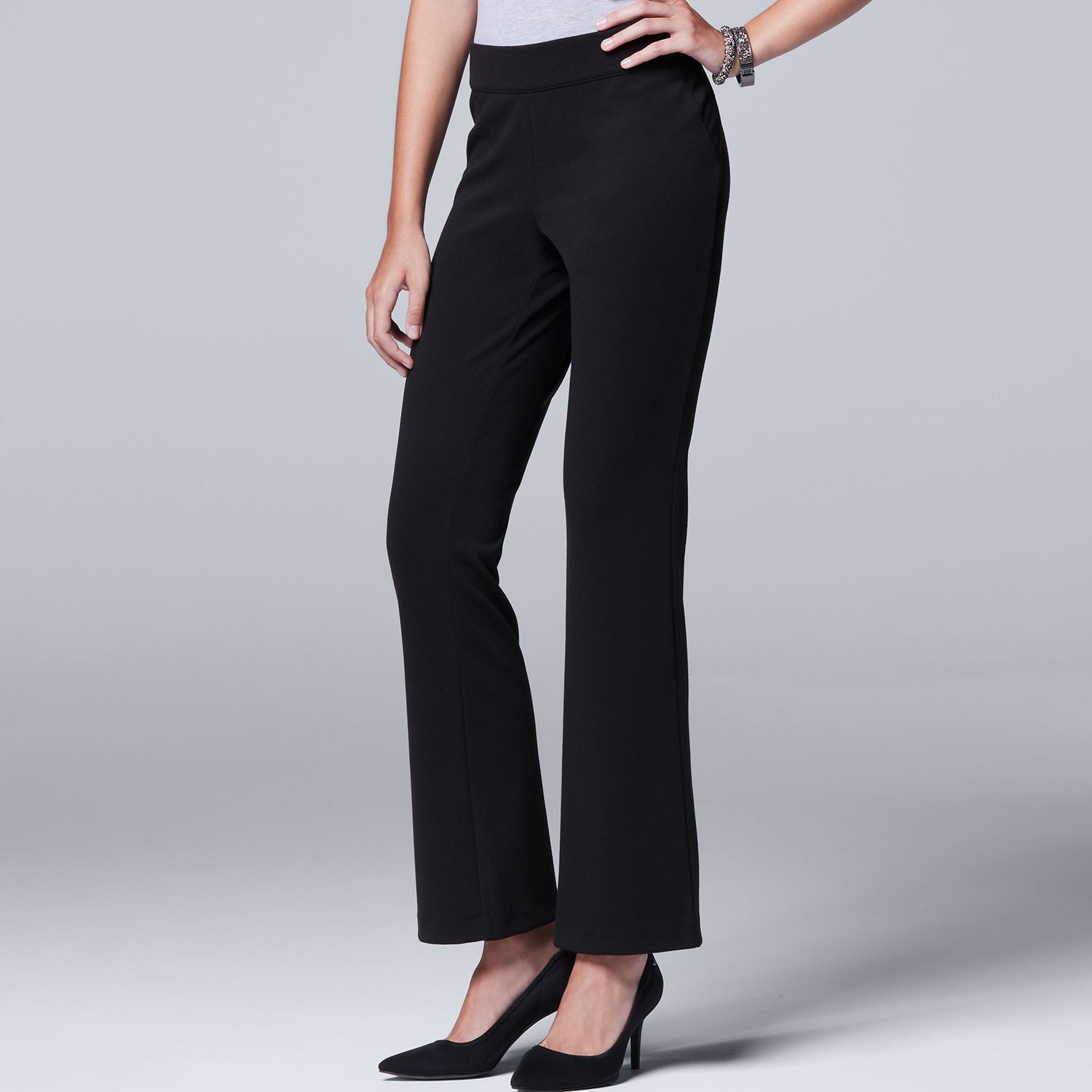 simply vera wang bootcut pants